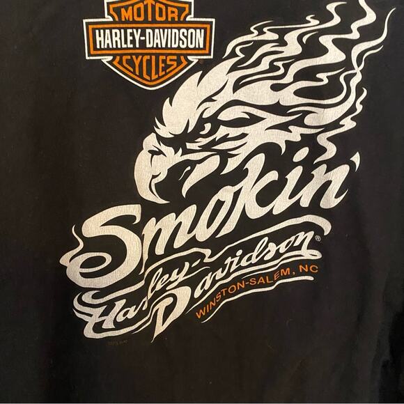 Harley Davidson Mens Shirt motorcycle Screaming Eagle Winston Salem NC XXL 2012 - Picture 5 of 6
